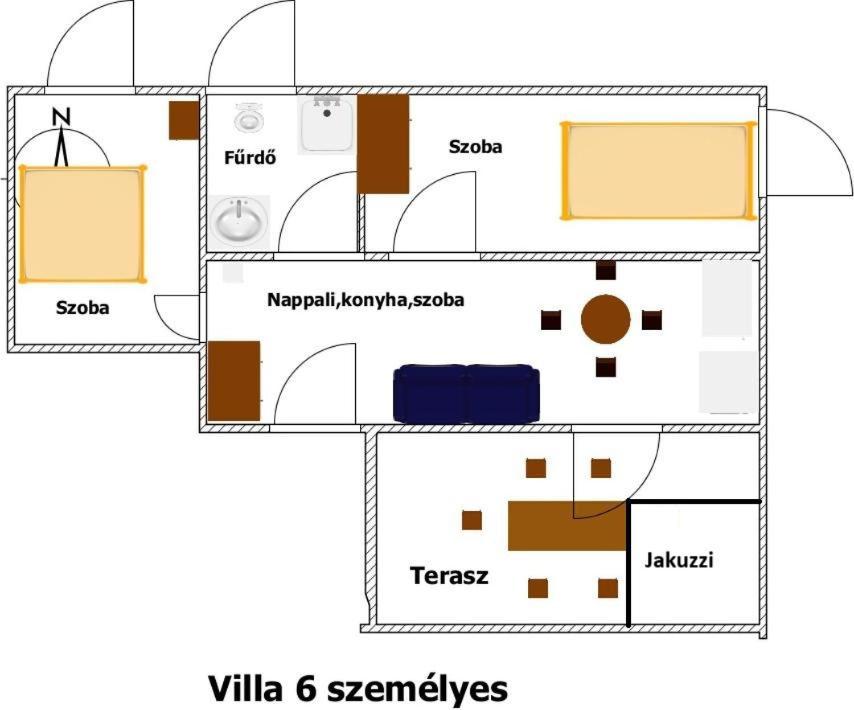 Smeraldo Villa Siófok Exterior foto